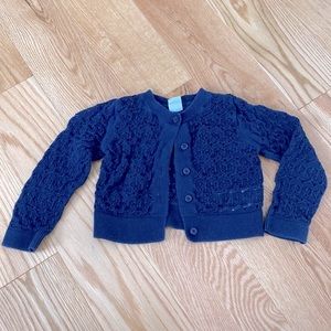 Gap | Pointelle cardigan navy 2T
